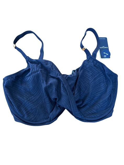 fantasie swim ottawa full cup bikini top size us 38k uk 38h navy blue ink womens ebay