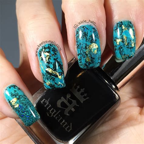 Turquoise Nail Art Tutorial Keelys Nails
