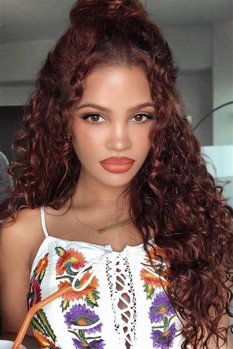 This hairstyle on curly brown hair with a fringe is made for gals with thick curls. 15 Long Curly Hairstyles For Women To Jealous Everyone ...