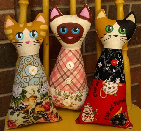 Softy Cat Art Dolls Cute Collection Of Handmade Art Dolls Flickr