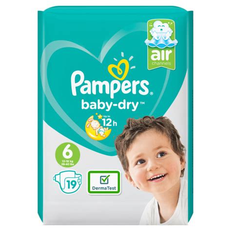 Buy Pampers Baby Dry Large Size 6 Chemist Direct