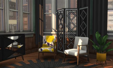 Art Deco House Sims 4 In 2020 Art And Craft