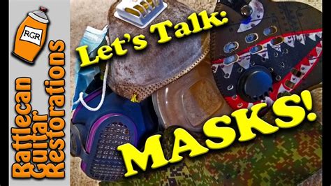 Lets Talk Masks Rattlecan Guitar Restorations By James Orear