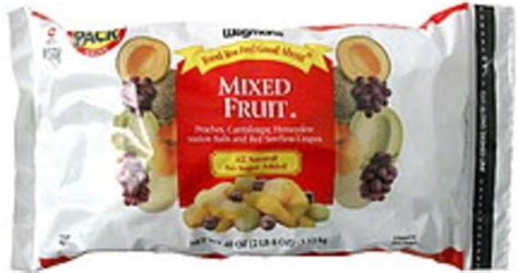 Wegmans Mixed Fruit Club Pack 40 Oz Nutrition Information Innit