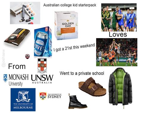 Australian College Kid Starterpack Rstarterpacks