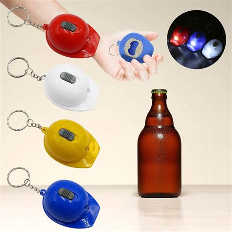 Funny Cute Mini Safety Helmet Cap Opener Abs Beer Bottle Opener