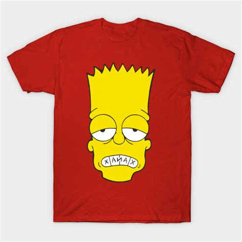 Barred Simpson Bart Simpson Xanax Bar Xanbar Mouth Bart Simpson T