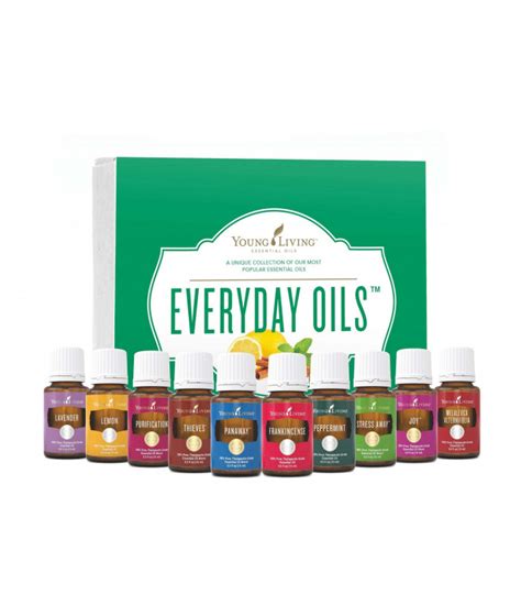 The oils in this select collection will provide ongoing support for your home, health, and body. Young Living Everyday Oils Essentials ...