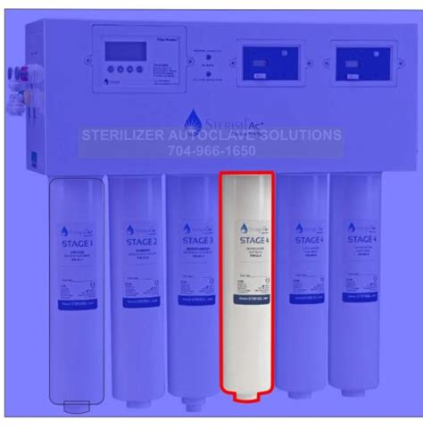 Sterisil Ac Series Stage 4 Deionization Cartridge Ac4 Free Shipping