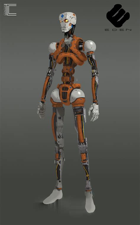 Artstation Raw Data Androids Trevor Claxton Robot Robot Concept