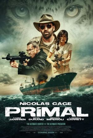 A hunter (nicolas cage) must fight for his life on a ship when his deadly animals—including a rare white jaguar—are set loose by a dangerous criminal out to kill everyone on board. Primal (2019) - FilmAffinity