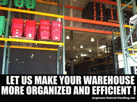 We can help make your warehouse more organized and efficient. :) #