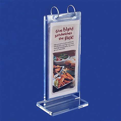 acrylic table menu stand acrylic stand flip menu holder a4 a5 buy acrylic table menu stand