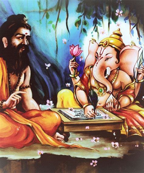 Ganesha Broken Tusk Story Ganesha And Ved Vyas In Mahabharat