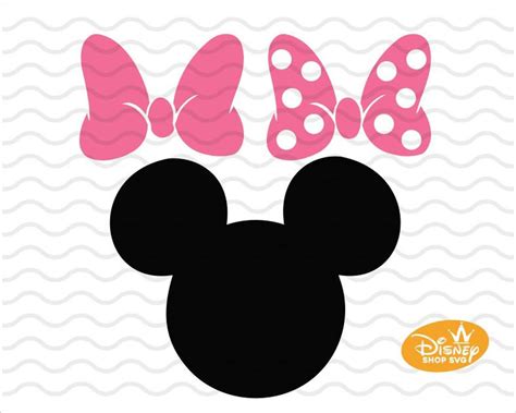 Minnie Mouse Svg Minnie Mouse Head Svg Minnie Mouse Bow Etsy In