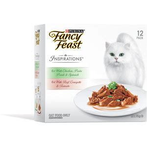 Maybe you would like to learn more about one of these? Fancy Feast Inspirations Wet Cat Food Beef & Chicken ...