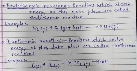 Give An Example Each Of An Exothermic An Endothermic Process