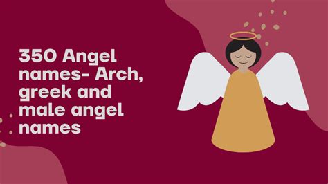 350 Angel Names Arch Greek And Male Angel Names Names Collection