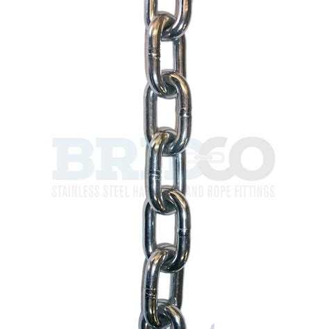 Grade 316 Short Link Chain Bridco Stainless Steel Australia