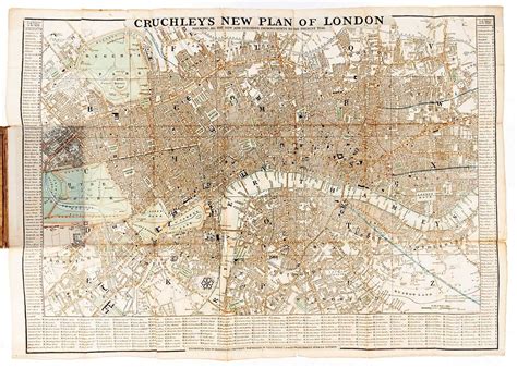 Cruchleys New Plan Of London Shewing All The New And Intended