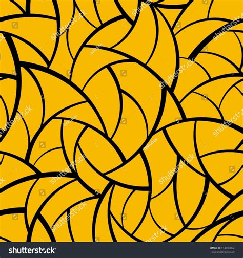 Abstract Yellow Seamless Pattern Stock Vector Illustration 114090892