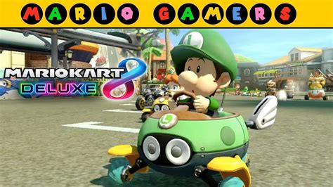 Mario Kart 8 Deluxe Baby Luigi Gameplay Flower Cup 200cc Youtube