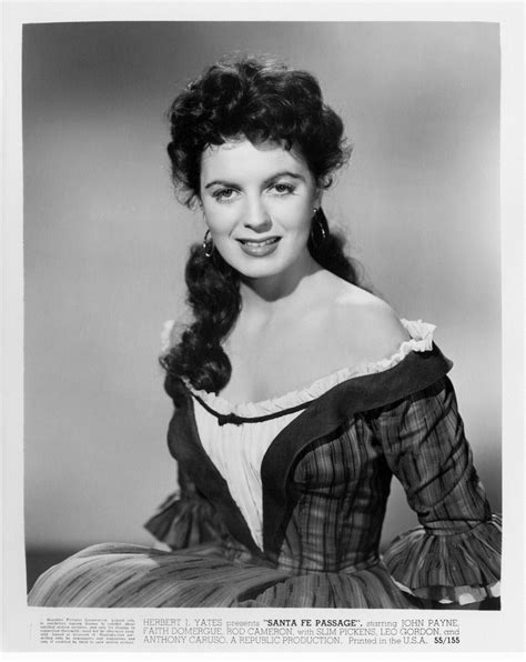 Santa Fe Passage 1955 Faith Domergue Cine Western Cine Peinados