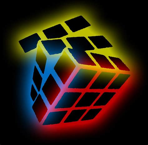 Glowing Rubiks Cube By Xceptionalz On Deviantart