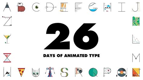 26 Days Of Animated Type Youtube
