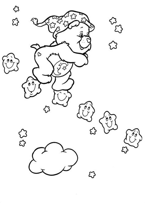 Desenho De Ursinho Feliz Saltando Estrelinhas Para Colorir Tudodesenhos