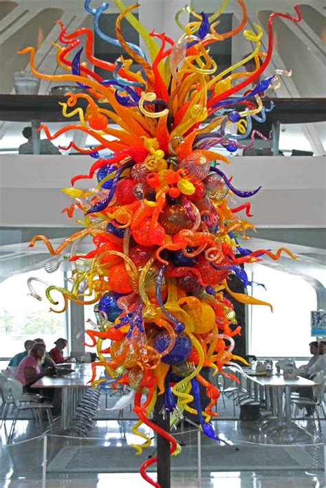 Public Art In Chicago Milwaukee Art Museum Blown Glass Sculpture