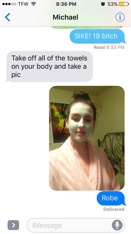 Teenager Gives Fitting Reply To Guy Who Asked For Nudes