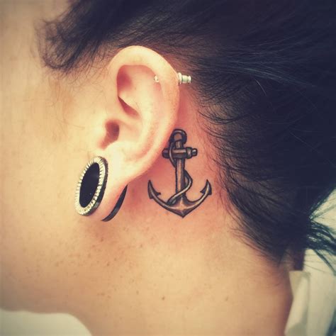 35 Unusual Behind The Ear Tattoos