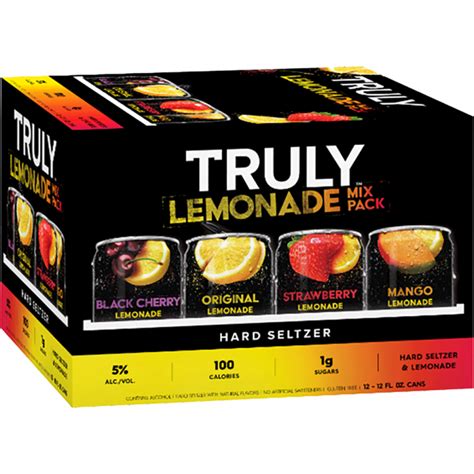 Truly Lemonade Hard Seltzer Mix Pack 12 Cans
