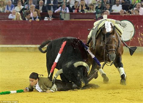 Female Bullfighter Lea Vicens Is Smashed Into The Ground By Beast A