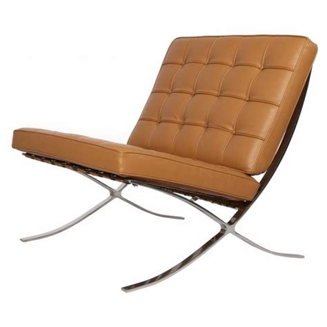 The chair features genuine leather seat and back cushions which. Buy Premium-Quality Barcelona Chair Replica | Modterior