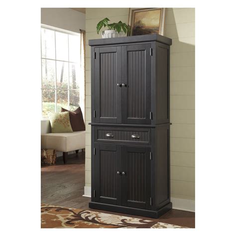 Let's get started with this diy pantry cabinet! Home Styles Nantucket Pantry - Distressed Black | Stand ...