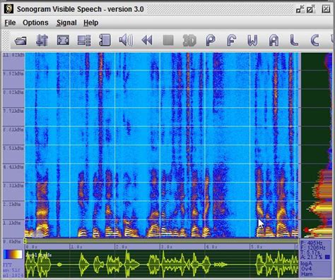 Sonogram Visible Voice Powerful Voice Spectrogram Software