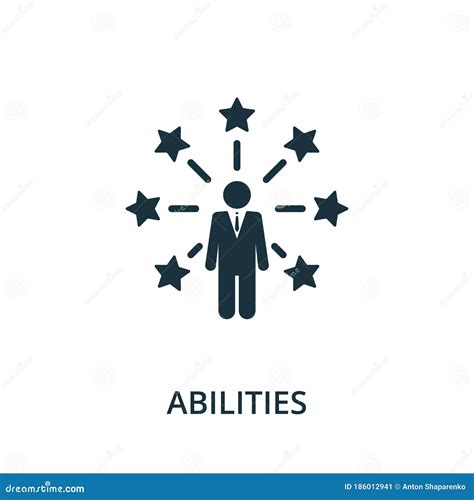 Mix Icon For Abilities Skill And Experience Cartoon Vector
