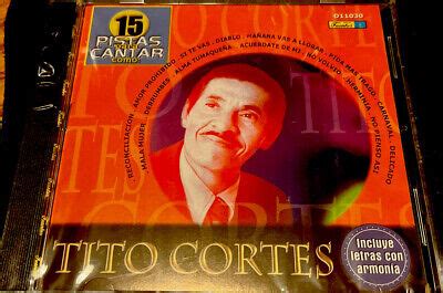 Pistas De Cantar Como Tito Cortes Karaoke Cd Sealed Fuentes Columbia