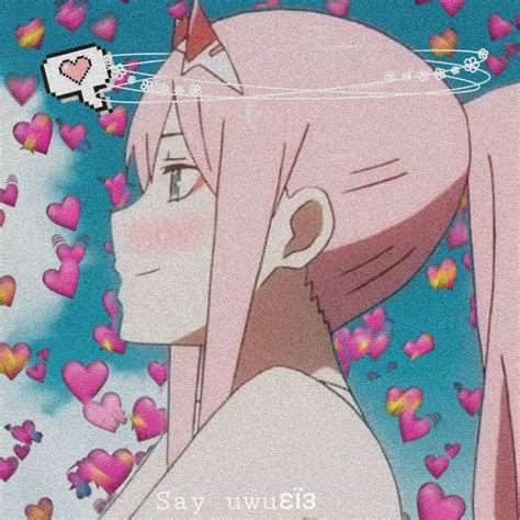 Anime Matching Icons Zero Two And Hiro Fotodtp