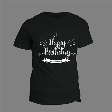Happy Birthday T Shirt Black — Official Nazb