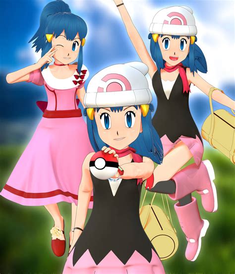 Dl Dawn Hikari From Pokemon Anime 3d Model By Banchouforte On Deviantart