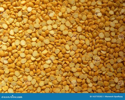Split Chana Dal Stock Photo Image Of Heap Dried Lentil 163735302