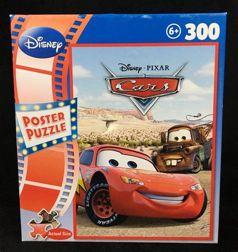 Disney Pixar Cars Jigsaw Poster Puzzle 300 Pieces Age 6 By Mega Puzzles