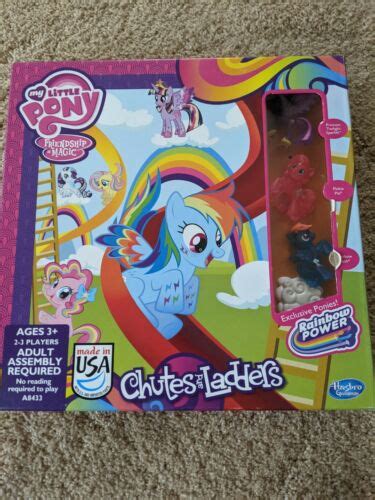 Hasbro My Little Pony Chutes And Ladders Board Game W 3 Exclusive
