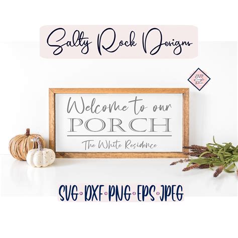 Welcome To Our Porch Svg Welcome Svg Welcome Signs Porch Etsy Singapore