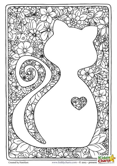 Cat Coloring Pages For Adults Part 7