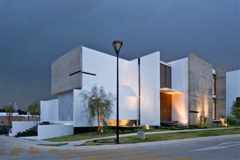 Art 4 Logic Interesting House Facade For Modern Mexico Design