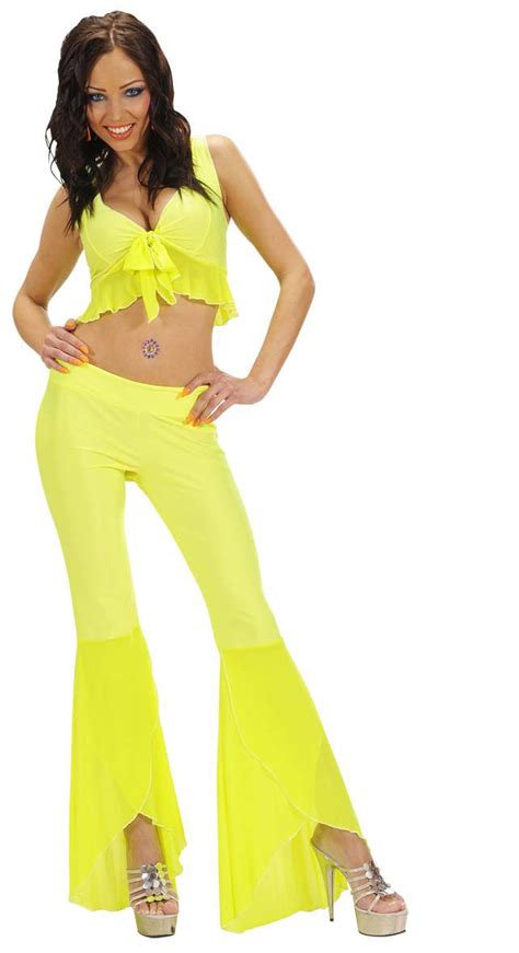 Samba Tänzerin Kostüm Damen neongelb günstige Faschings Kostüme bei